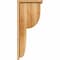 Ekena Millwork Crestline Rough Sawn Corbel w/Backplate, Western Red Cedar, 8"W x 12"D x 28"H COR08X12X28CRE01RWR - alternate 3